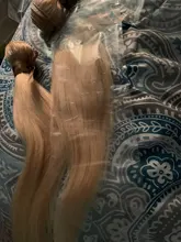 Mechones de cabello humano liso Remy brasileño con cierre, mechones de pelo negro perla rubio miel, 613 mechones, envío gratis