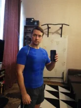 Gym Clothing T-Shirts Short-Sleeve Fitness Workout Compression Men Sports Jogger Exercise