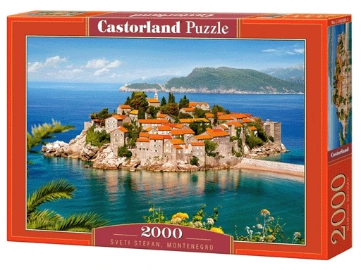 Пазл Castorland 2000 Свети-Стефан Черногория С-200580 | Игрушки и хобби