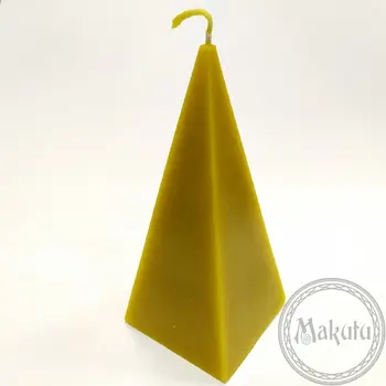 

Candle wax pyramid 16 х7 cm, 15ч.