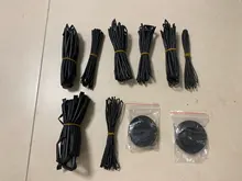 Tubo termocontraíble para reparación de conectores, color negro, rojo, verde, azul o amarillo, 2:1, para envoltura de cables de alambre, diámetro de 1, 2, 3, 5, 6, 8 y 10mm