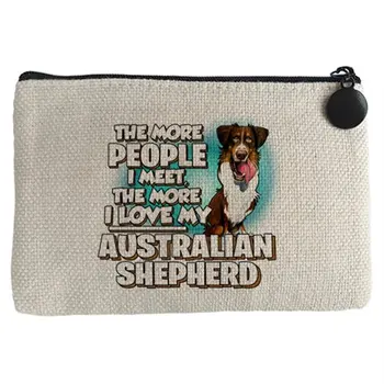

Purse I love my Australian Shepherd race dog