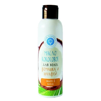 

House of nature coconut oil for hair chamomile and Sage: volume and shine