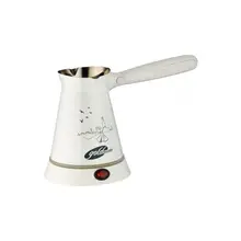 Machine à café turque Goldmaster café expresso électrique Jazva Cezve blanc Istanbul café 800W 4 tasses 300Ml acier