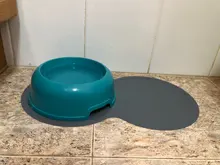 Alfombrilla de alimentación para perros y gatos, cuenco de silicona con forma de nube, accesorios para comida, 48x27cm