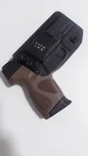 Funda de pistola IWB Kydex ajuste personalizado: Taurus G2C 9mm y Millennium PT111 G2/PT140, funda de transporte oculta para Cintura interior