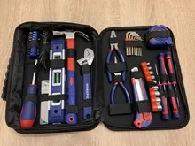 WORKPRO-Juego de Herramientas para el hogar, utensilio doméstico, juego de enchufes, destornilladores, herramientas de reparación para el hogar, herramientas manuales de bricolaje