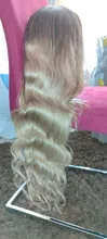 Rubia peluca con malla frontal Ombre pelucas de cabello humano cuerpo onda de encaje peluca con malla frontal 1B 30 cierre de la onda del cuerpo de la peluca Remy Ombre Peluca de pelo brasileño