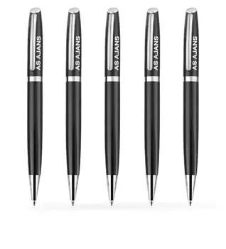

Personalized Black Metal Ballpoint Pen (100 Pcs) Model 366