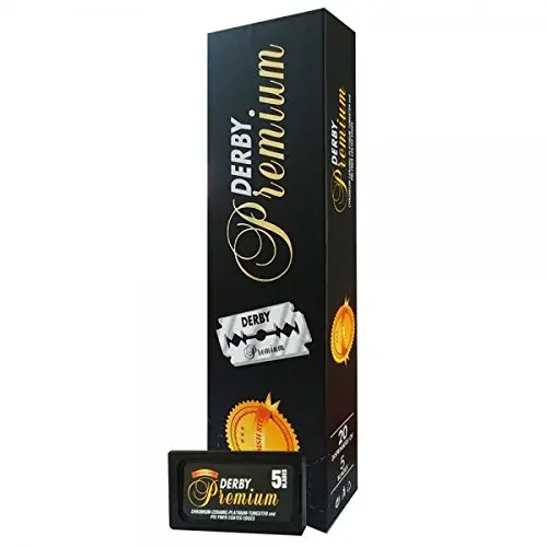 

Derby Premium Double Edge Razor Blades, 100 Count