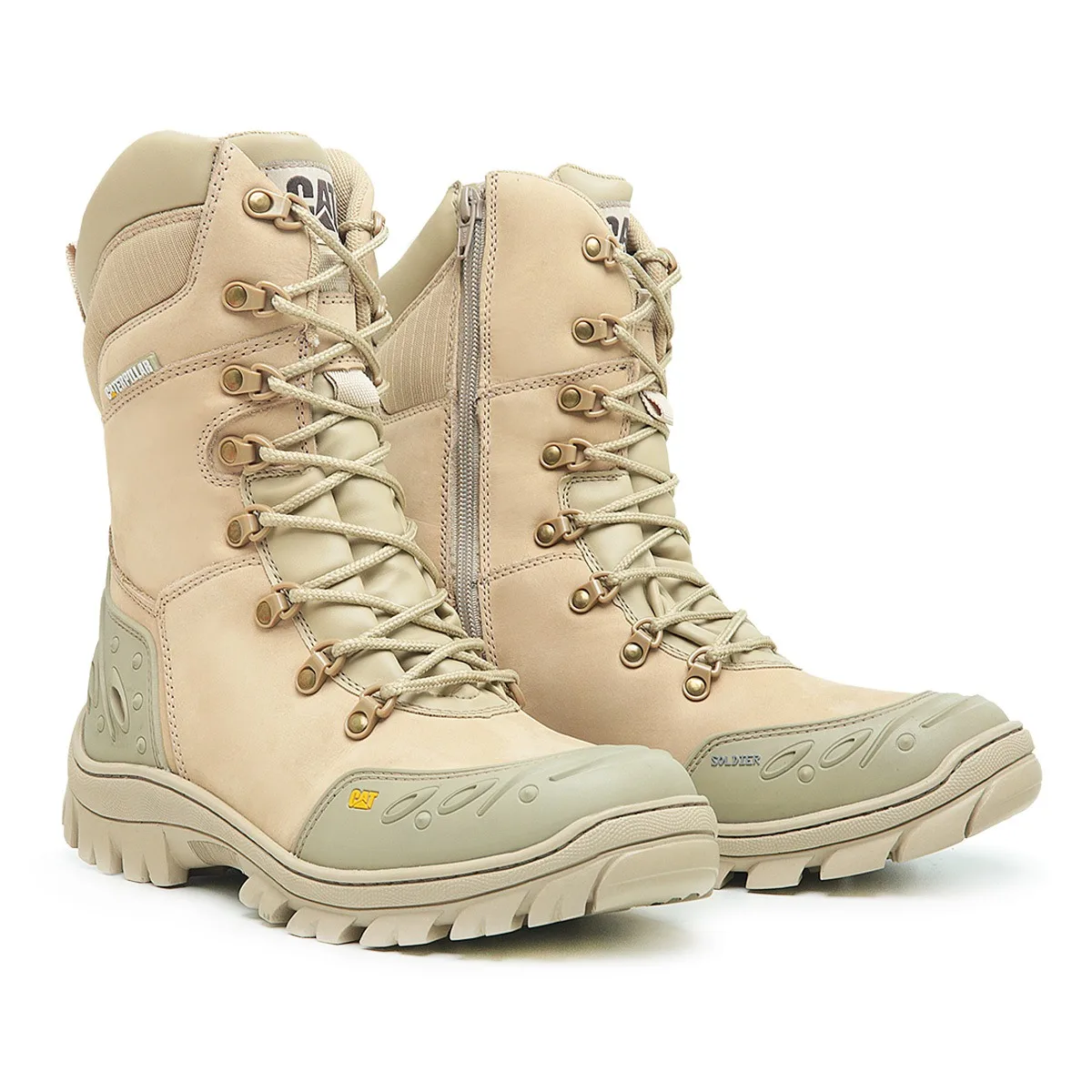 Caterpillar bota larga para hombre, bota de piel de Cano, 100%, C/ Gel|Botas  de nieve| - AliExpress