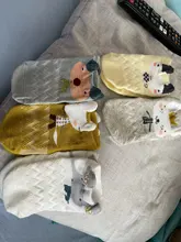 YWHUANSEN-Calcetines de malla de verano para recién nacidos, bonitos calcetines de dibujos animados para niñas, calcetines finos de algodón suave para niños, 5 par/lote