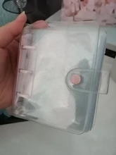 MINKYS Kawaii brillante Mini Bling bolsillo 3 Ring Binder diario cuaderno diario del programa DIY libro de fotos coreano papelería de la escuela