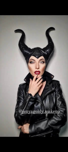 Updated Version 1 ValuePack Black Queen Witch Horns Hat Headwear Mask 2019 New Movie Mistress of Evil Cosplay Costume Headgear Helmet Women Fancy Dress Accessories for Halloween