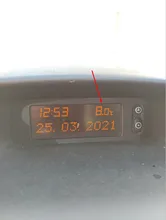 KOSO-indicador voltímetro indefinido para motocicleta, pantalla de voltaje de temperatura con carga USB para Vespa TMAX XMAX