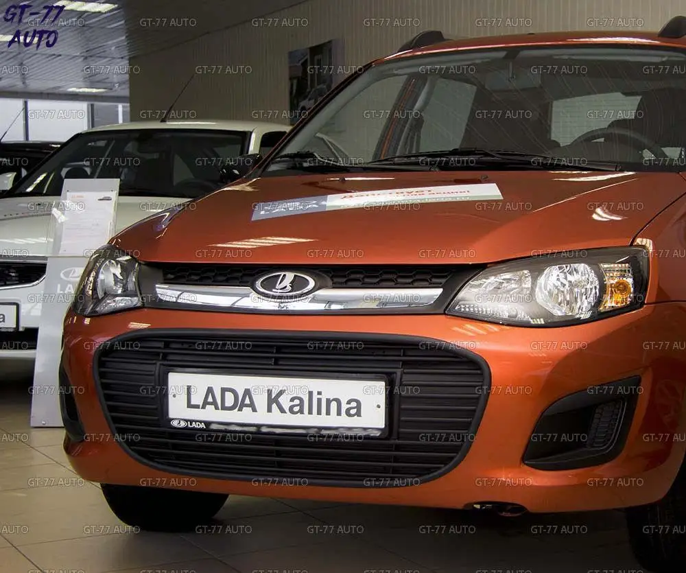 Защитная зимняя заглушка радиатора для Lada Kalina II 2013- защитная накладка литьевой внешний материал ABS пластик Стайлинг тюнинг