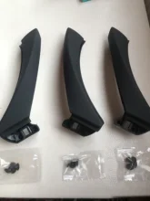 Tirador interior de puerta de coche izquierdo y derecho, manija con cubierta embellecedora, en color gris, beige y negro, para BMW E90, 3 series E91, 316 318 320 325 328