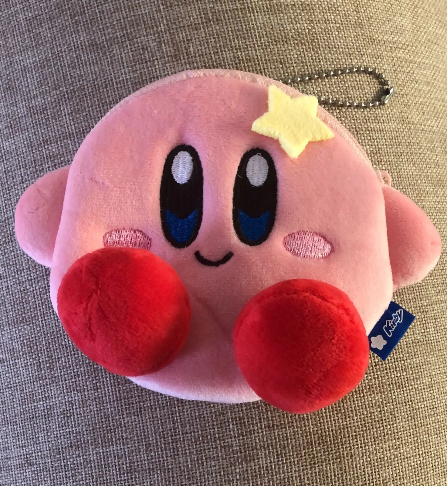 حقيبة المحفظة القطيفة Kawaii Kirby