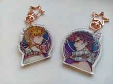 FANGQINGMAO-llavero personalizado de acrílico, charm, transparente, de plástico epoxi, transparente