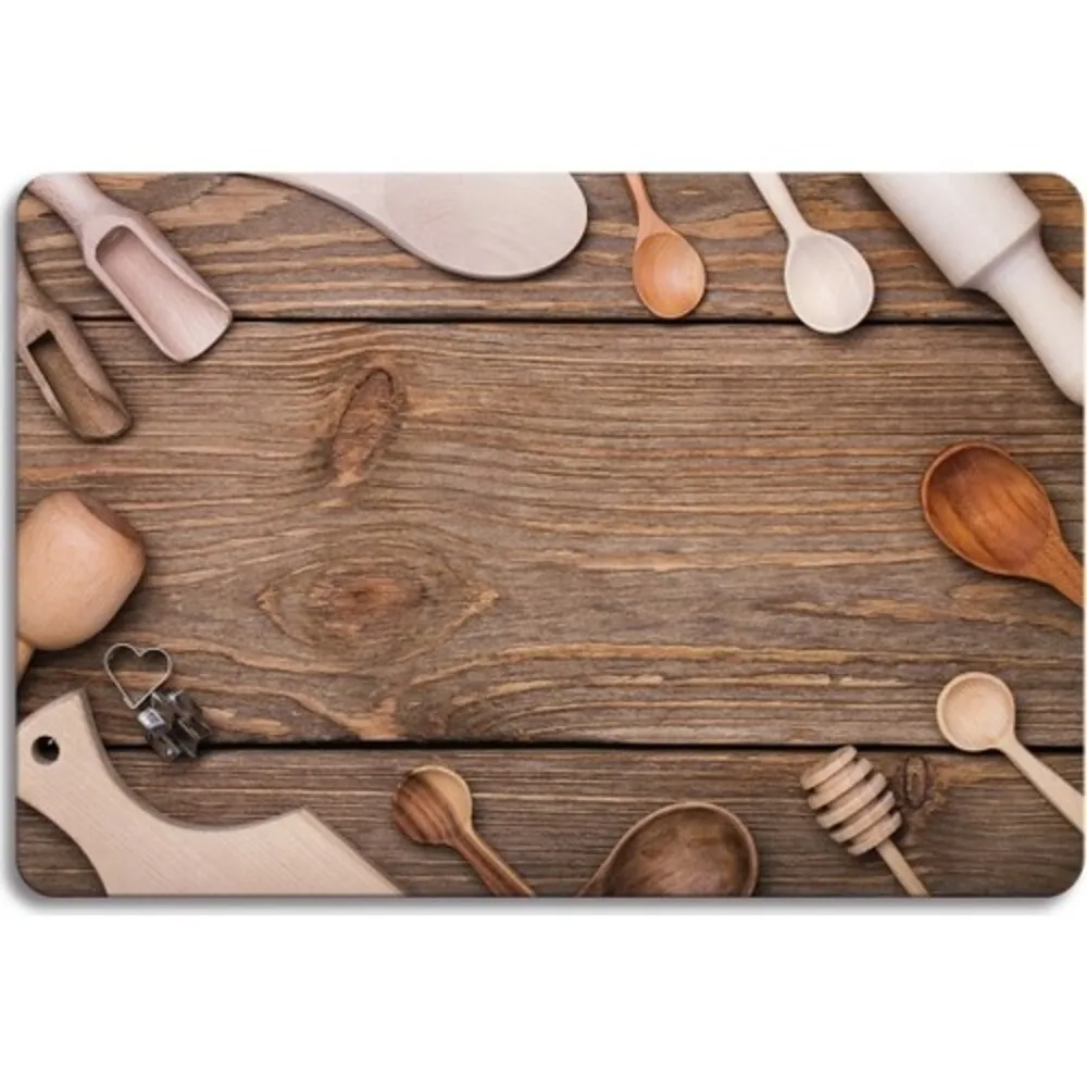 

Decorative Glass Cutting Board Wooden Spoon Look Patterned Glass Cutting Board Cutting Board 20x30 / 30x40cm Dimensions