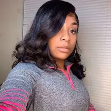 La onda del cuerpo de la peluca con malla frontal 13x4 cabello humano peluca con malla frontal s 1B 30 onda del cuerpo Ombre peluca con malla frontal 4x4 pelucas humanas Pre arrancado
