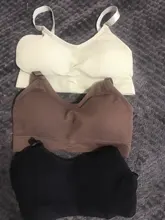 Sujetador deportivo sin costuras para mujer, Top de Fitness para Yoga, Copa A-D, negro y blanco, Top corto de gimnasia para correr