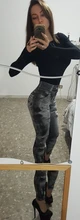 Mallas vaqueras cálidas de cintura alta para Mujer, Leggings Sexy, Push Up, sin costuras, de primavera, Vaquero elástico, 3XL