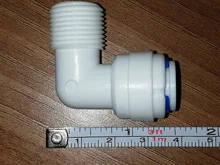 Quick-Coupling-Fitting Pipe-Connector Hose Reverse-Osmosis-System Plastic Bsp Male Water-Elbow