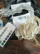 LED Garland Curtain Battery Fairy-Lights Window The on USB Christmas 3MX3M