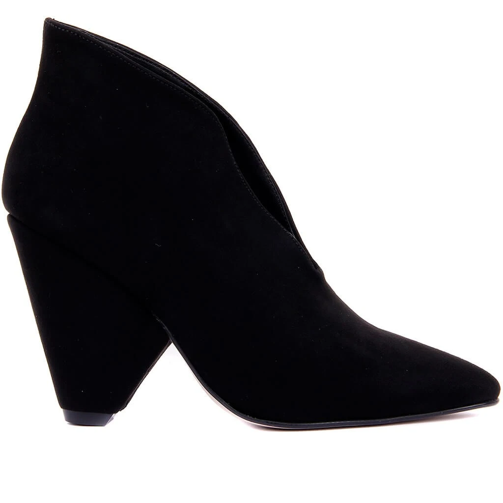 black suede ladies shoes