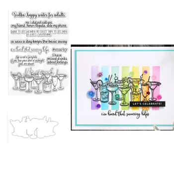 

happy water Clear Silicone Stamp / seal for DIY Scrapbooking / Album Decorative Clear Stamp Sheets A508