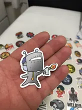 50 Uds soldadura trabajador pegatinas de dibujos animados pegatinas de grafiti de moda equipaje Skateboard impermeable pegatinas coche estilo calcomanías