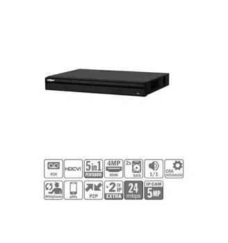 

DVR 5EN1 4ch 4MP @ 12ips + 2IP 5MP 1HDMI 2HDD XVR5204AN-4M