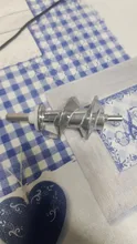 Tornillo de amoladora de carne, repuestos de barrena de 115mm, SS-989843 de tornillo de alimentación para Moulinex HV2 ME20 HV3 HV4 ME4 HV6 ME51 HV8, aparato de cocina