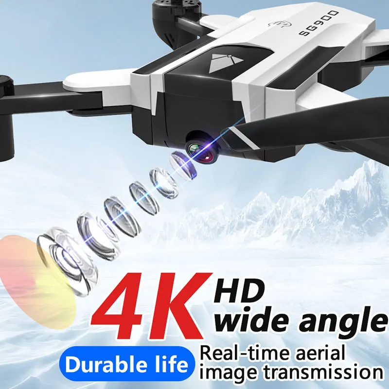 RC Квадрокоптер SG900 RC Дрон FPV 4K камера оптический поток 720 P/1080 P HD Двойная камера воздушный видео самолет Квадрокоптер игрушки малыш