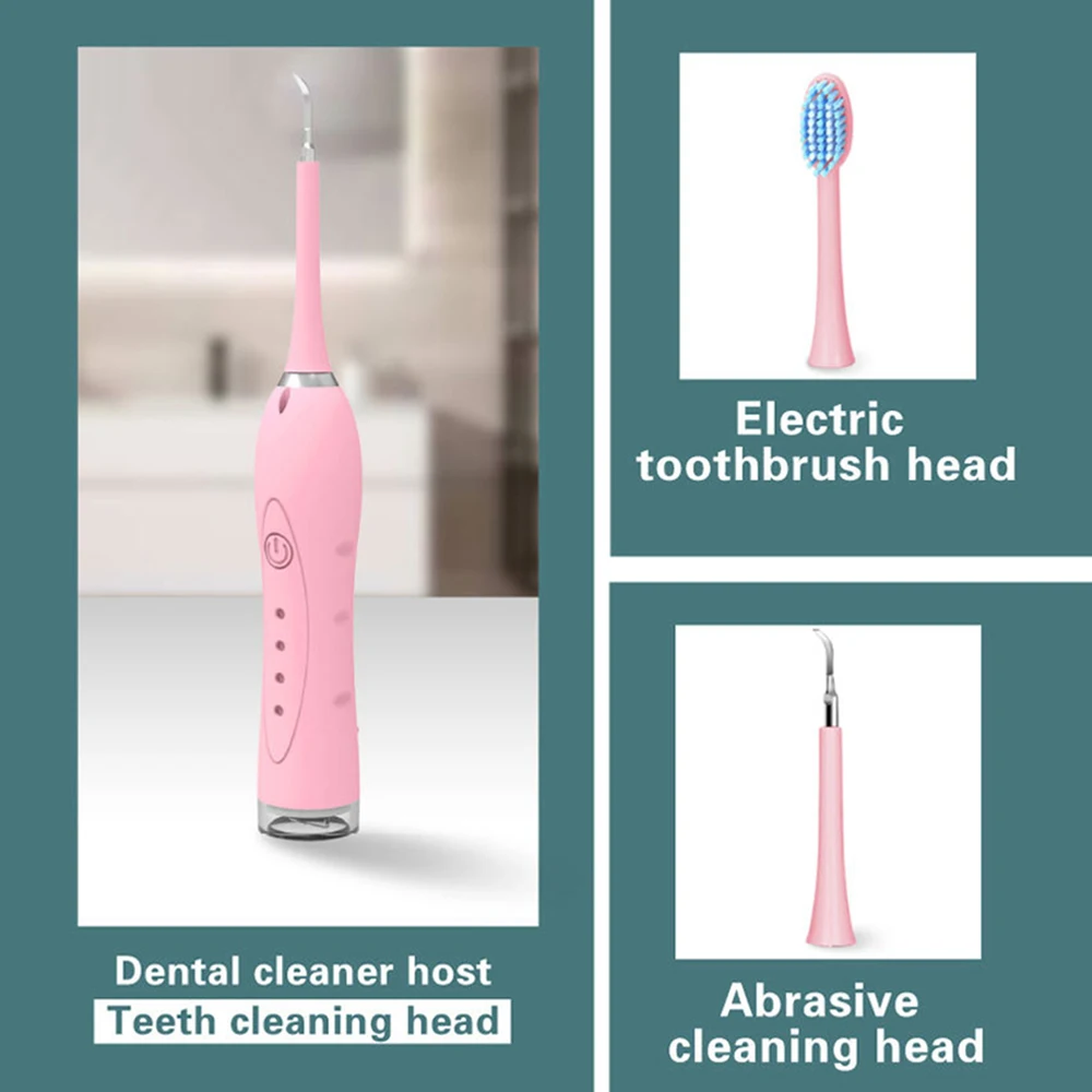 Removedor de Manchas de Dentes Clareamento de Dentes Scaler Dental Dente Elétrico Tártaro Ferramenta Dentista Higiene Oral Mais Limpo 7 Cheap Irrigadores orais