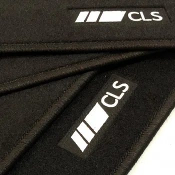 

Mercedes CLS X218 family Restyling mats (2014-current) custom logo