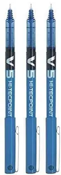 

Pens pilot v5 ink low clearance 3 units color blue