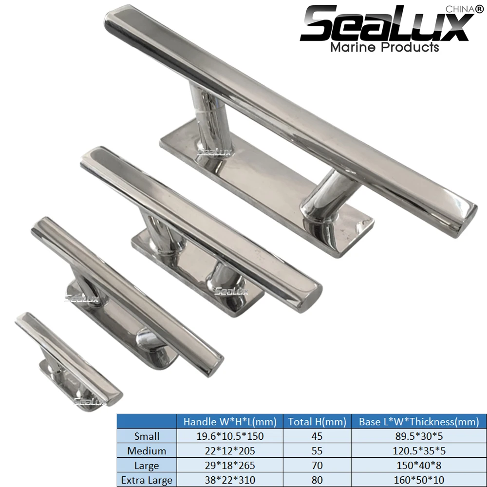 Sealux Oval cleat Extra Large Deluxe морская класса нержавеющая сталь 316 аксессуары для лодок яхт