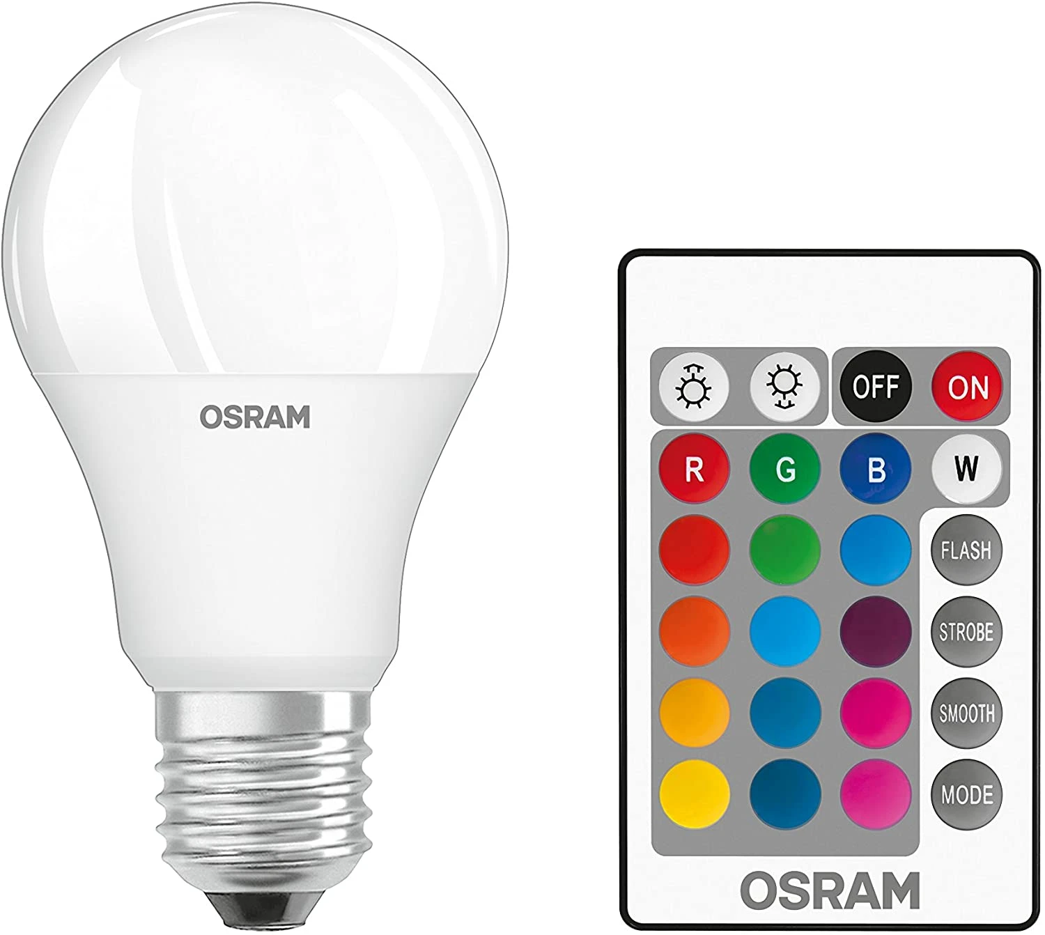 jazz Scepticisme deuropening Osram Color-changing 9w Led Bulb With Remote Control Home Office  Entertainment - Led Bulbs & Tubes - AliExpress