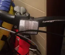 Conjunto de reflectores para manillar de bicicleta, reflectores para rueda delantera y trasera, luz de advertencia, soporte de seguridad para carretera