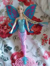 Muñeca de sirena de natación clásica para niñas, juguete de princesa con ala de mariposa, a la moda, gran oferta, regalos de Navidad, 2020