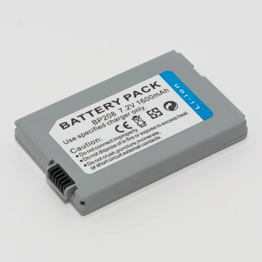 Аккумуляторная батарея (аккумулятор) BP-208 для Canon DC10 DC19 DC20 DC21 DC22 DC40 - Цена: 780,00 руб.
