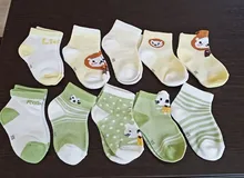 Calcetines finos de malla para bebé, 5 par/lote, de verano, de algodón, material barato