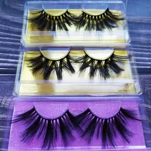 MB-pestañas de visón 25mm, 200/100/50/5 pares, venta al por mayor, 5D, 25 MM, imitación cils, maquillaje espectacular, largo, Pestañas postizas