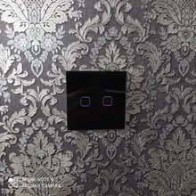 Glass-Switch-Panel Controler Touch-Switch Fire-Line Minitiger Smart Home 3-Gang Single