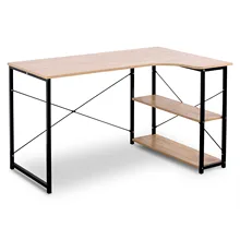 1PC de escritorio de la computadora de escritorio de oficina mesa de trabajo en forma de L estudio Escritorio PC ordenador portátil Mesa Estación de comedor mesa de juego.