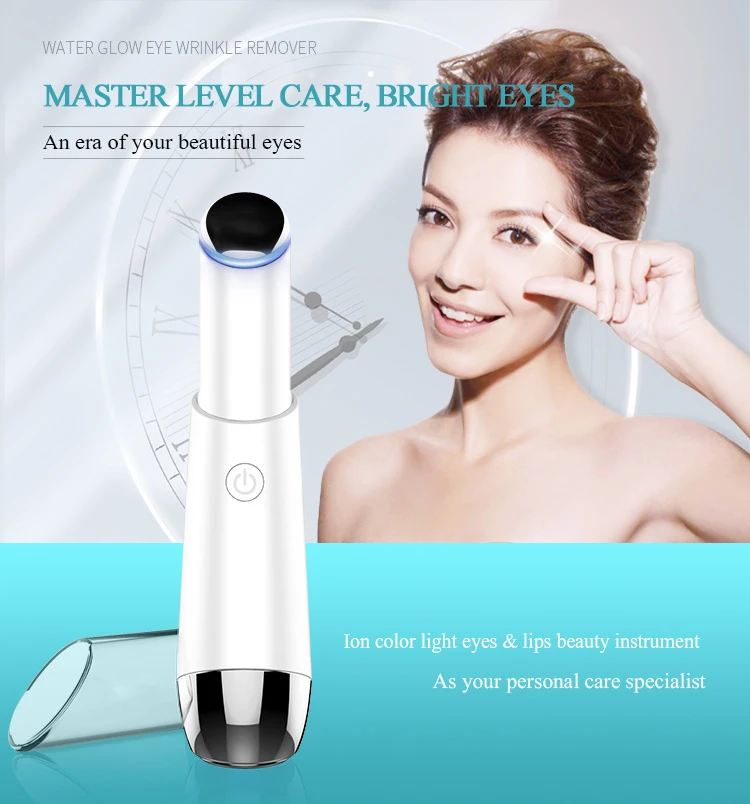 Günstig Elektrische Auge Pflege Massager Sonic Galvanische Falten Entfernung Stift Stil Lip Massage Schönheit Werkzeuge Make Up Mini Wimpern Curler für Geschenk
