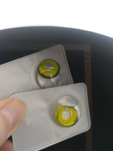 2 unids/par-lentillas de colores para disfraz de Halloween, lentes de contacto para ojos de Anime, colores para Cosplay, Rojo