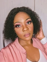 Pelucas de cabello humano con cierre Frontal para mujer, postizo de encaje de 5x5 con ondas profundas brasileñas de 30 pulgadas, color Natural con agua rizada